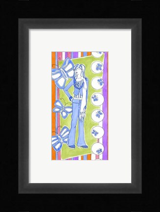 Framed Glam Girls I Print