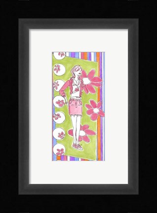 Framed Glam Girls II Print