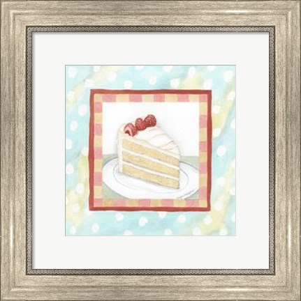 Framed Vanilla Cake Print