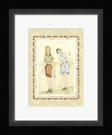 Framed Strut &amp; Putt Print