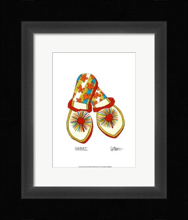 Framed Sunburst Print