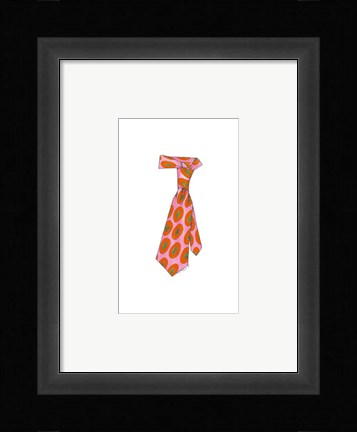 Framed Uptown Tie I Print