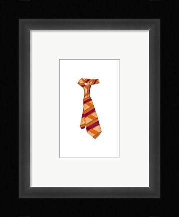 Framed Uptown Tie IV Print