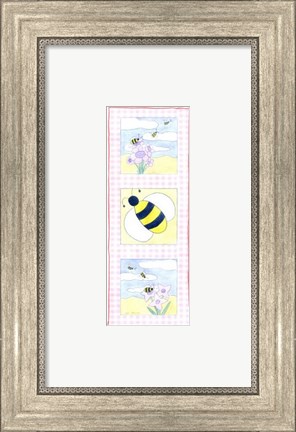 Framed Bee Trio Print