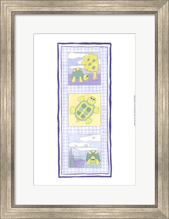 Framed Turtle Trio Print