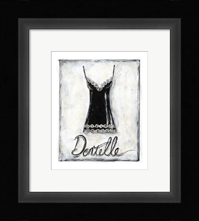 Framed French Lace Print