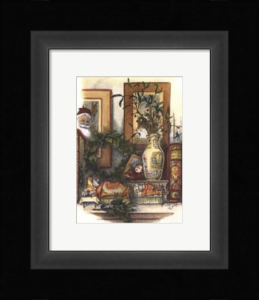 Framed Not a Creature was Stirring Print