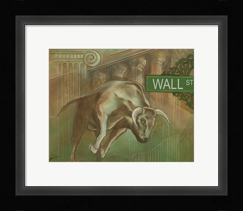 Framed Bull Market Print
