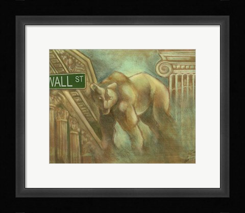 Framed Bear Market Print
