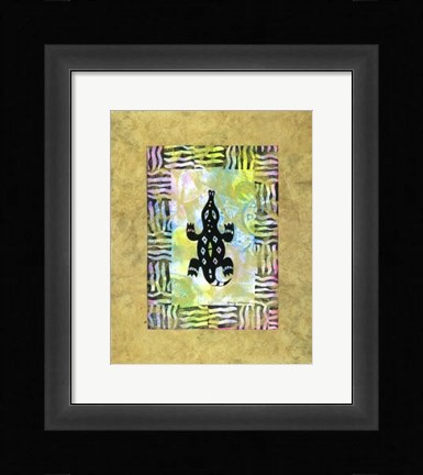 Framed Ancient Amphibians III Print