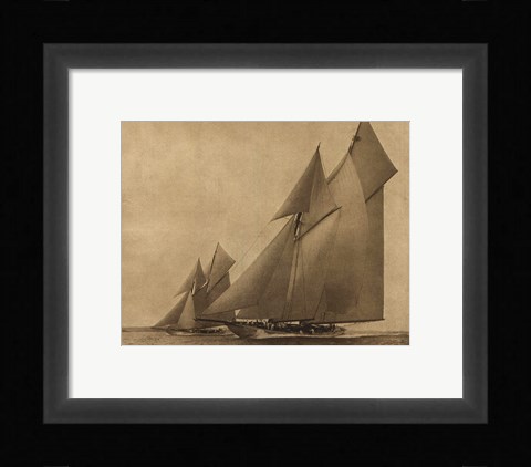 Framed Racing Yachts IV Print