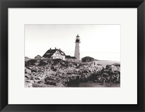 Framed Portland Headlight II Print