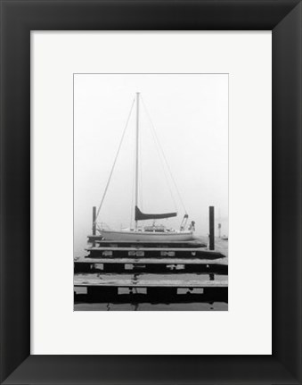 Framed Silent Mooring Print