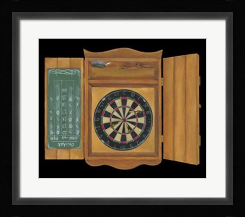 Framed Bull's Eye I Print