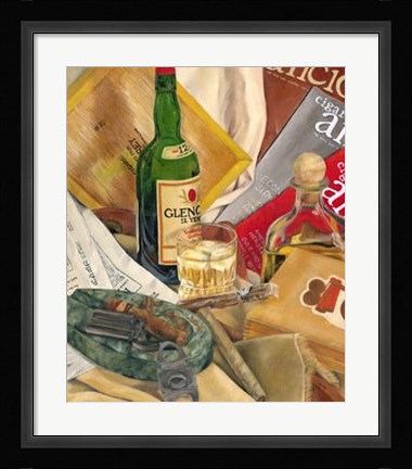Framed Jennifer's Scotch Indulgences I Print