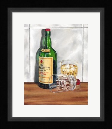 Framed Scotch on the Rocks I Print