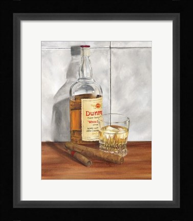 Framed Scotch on the Rocks II Print