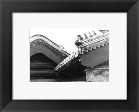 Framed Imperial Guardians, Beijing Print