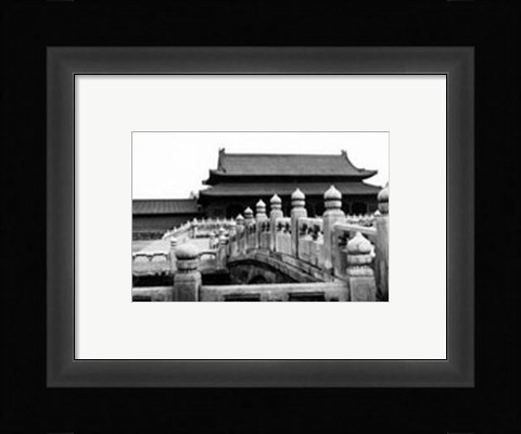Framed Palace Bridge, Beijing Print