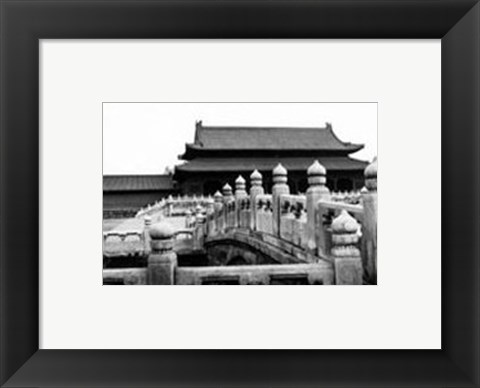 Framed Palace Bridge, Beijing Print