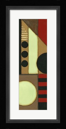 Framed Sophisticated Loft Panel II on FAP Print