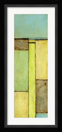 Framed Stained Glass Window V Print