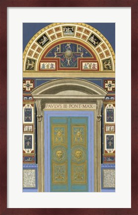 Framed Venetian Door I Print