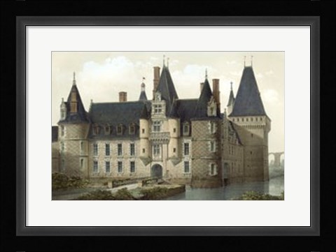 Framed French Chateaux II Print