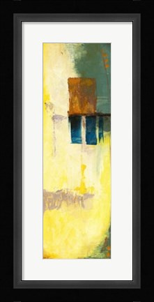 Framed Aquamarine Aura V Print