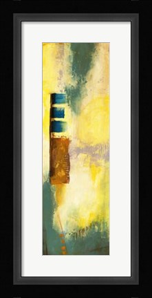 Framed Aquamarine Aura VI Print