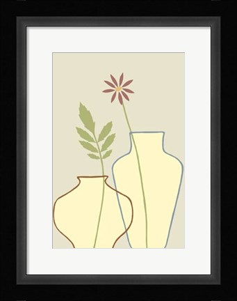 Framed Linear Vessels III Print
