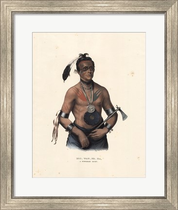 Framed Winnebago Chief Print