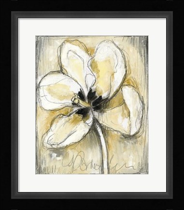 Framed Kinetic Blooms I Print