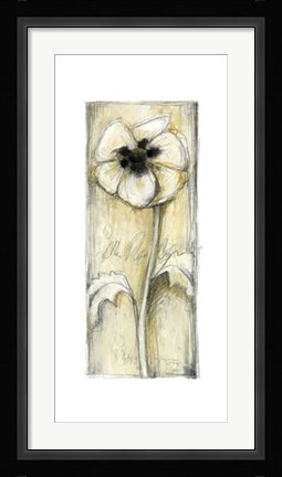 Framed Elongated Kinetic Blooms II Print