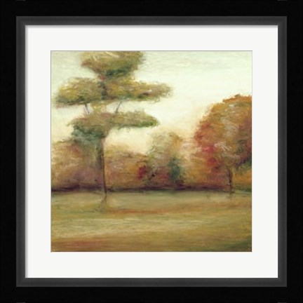 Framed Idle Country I Print