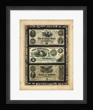 Framed Money, Money, Money II Print