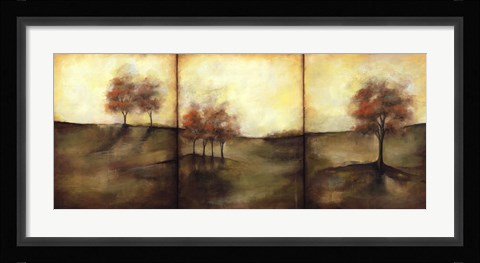 Framed Autumnal Meadow I Print