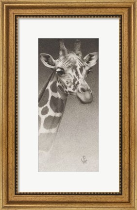 Framed Jean, The Giraffe Print