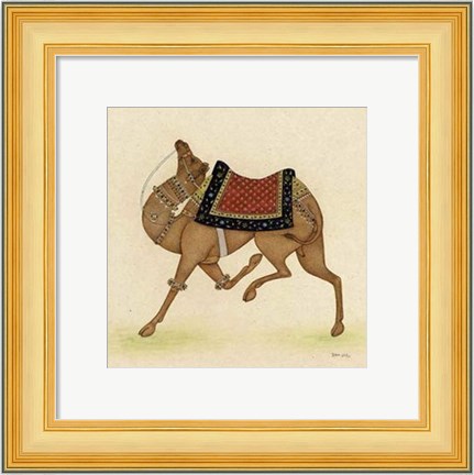 Framed Camel from India I Print