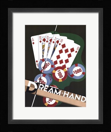 Framed Dream Hand Print