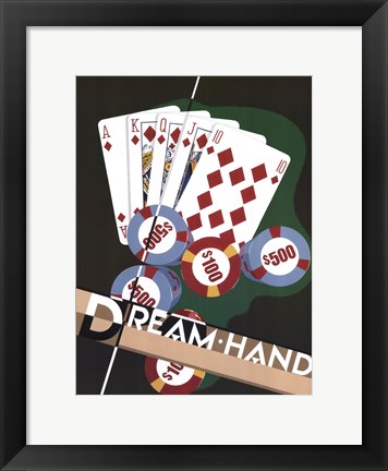 Framed Dream Hand Print