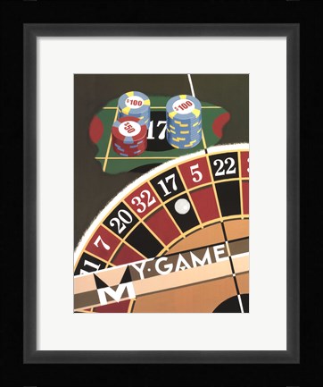 Framed My Game Print