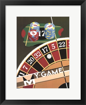 Framed My Game Print