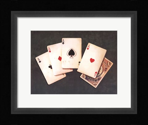 Framed Four of a Kind Print