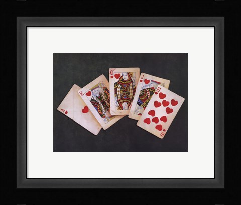 Framed Royal Flush Print