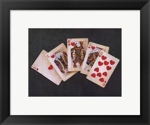 Framed Royal Flush Print