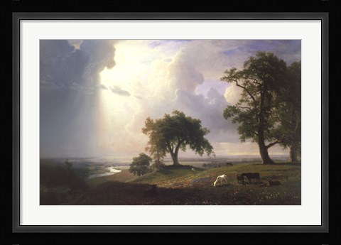 Framed California Spring, 1875 Print