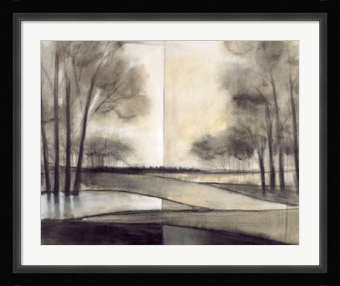 Framed Dark Woods Print