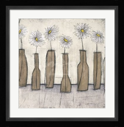 Framed Gerbera Group II Print