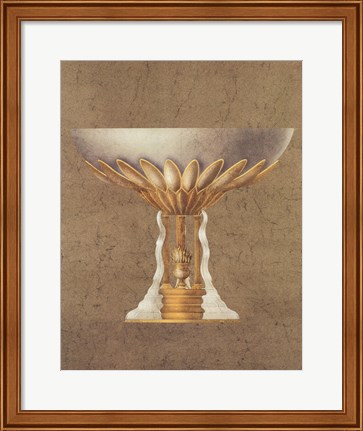 Framed Crystal and Glass Bowl Print